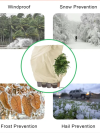 Plant Fleece Frost Protection 2.4 x 2 m, 2 Pack, 80 gsm Breathable - Image 4